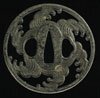 Bugei Wave Tsuba ''Antiqued'' Finish (OH2238) Bugei Wave Tsuba ''Antiqued'' Finish (OH2238)