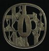 Plum Blossom Tsuba ''Antiqued'' Finish (OH2245) Plum Blossom Tsuba ''Antiqued'' Finish (OH2245)